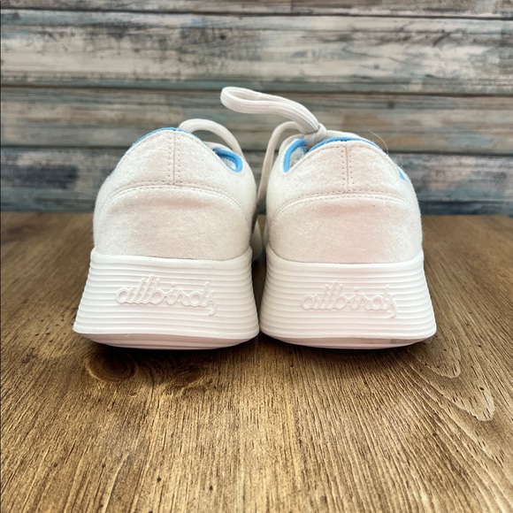 Allbirds Women's Wool Runner Go Cream Sneakers Size 10 - Picture 5 of 14